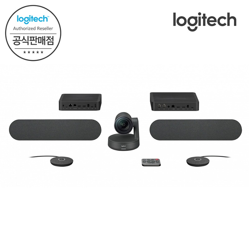 [Logitech 코리아 공식판매점] 로지텍 RALLY PLUS UHD 4K 화상카메라 화상회의 프리미엄 오디오 시스템 국내정품